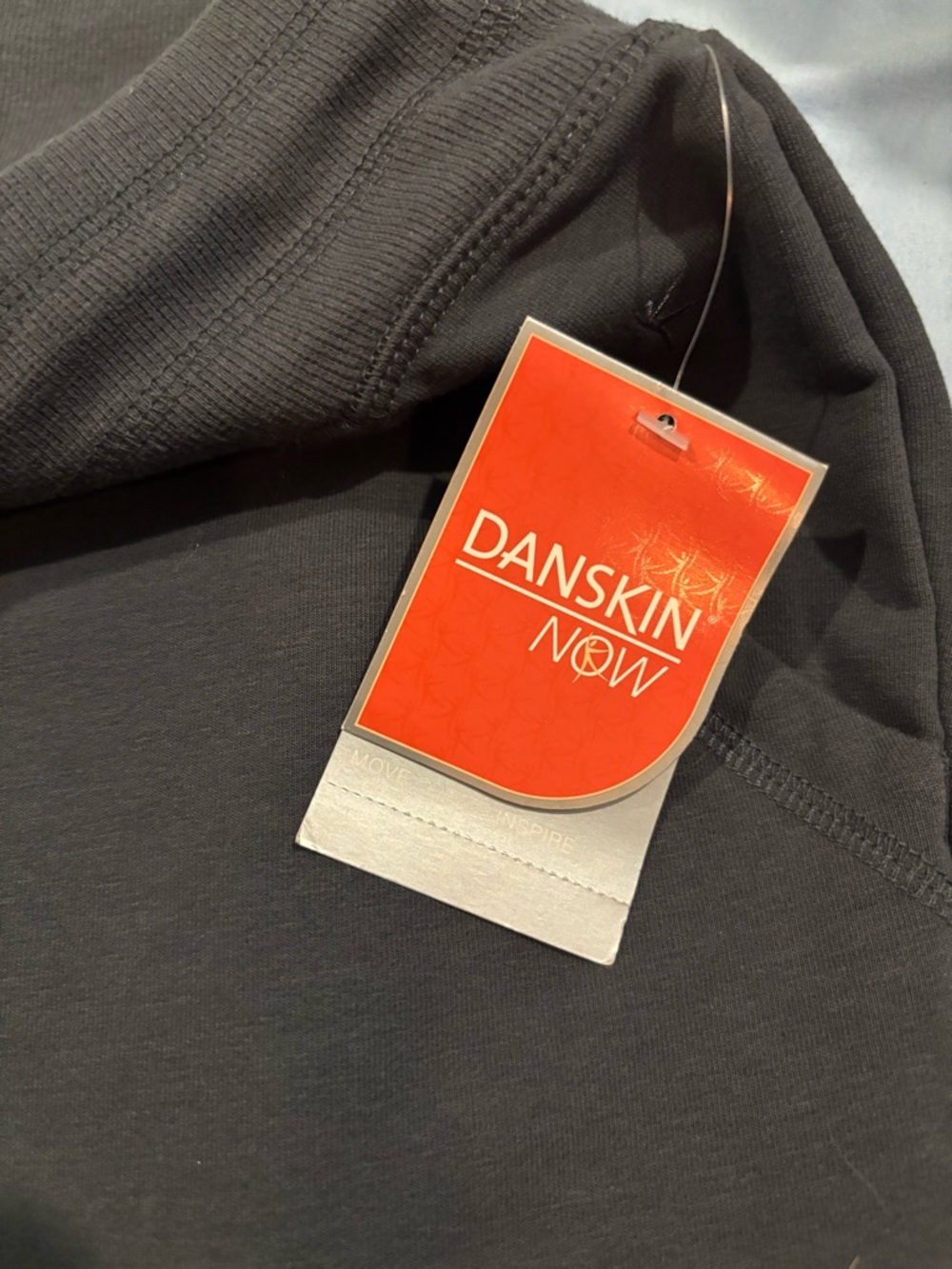 Danskin Now Grey Women's Drawstring Bermuda Shorts - Picture 4 of 6